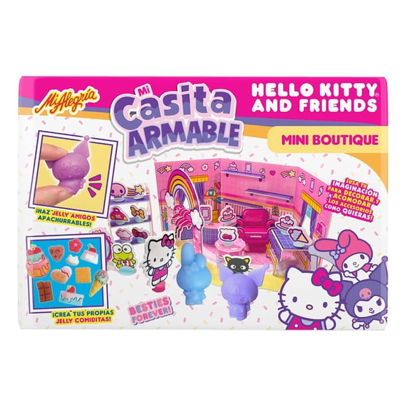 Mini Boutique Armable Cartón Kuromi Hello Kitty Mi Alegría