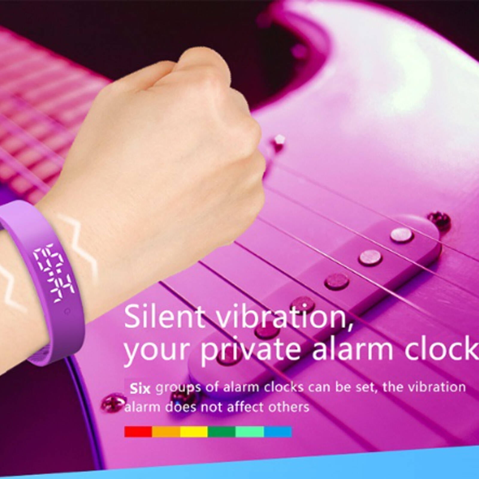 GJX Smart Bracelet,Fitness Tracker with Heart Rate Monitor,All-Day