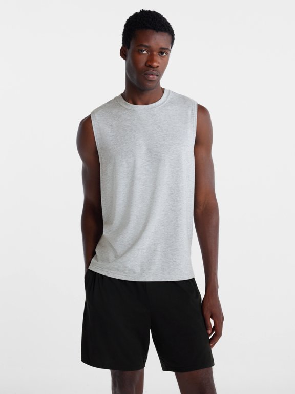 Men's and Big and Tall Men's Tri Blend Muscle Tee, Sizes XS-4XLT
