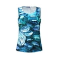 thumbnail image 4 of Gaeub Blue Kyanite Women's Workout Tank Tops Lightweight Sleeveless Shirts for Women for Athletic Running Tennis Yoga - Medium, 4 of 9