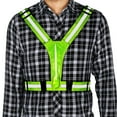 thumbnail image 2 of LED Reflective Vest Running Gear USB Rechargeable LED Light Up Vests with Adjustable Waist Shoulder High Visibility Reflective Gear for Night Cycling Walking, 2 of 9