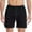 Black, variant on Sngxgn Men’s Casual Shorts Summer Beach Flat Front Shorts Drawstring Short(Black,XXL)