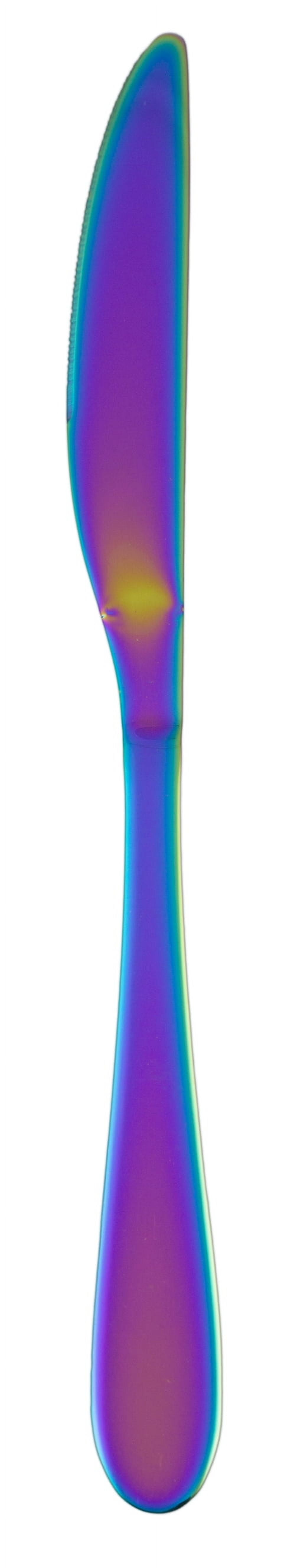 (4 pack) Cambridge Byram Rainbow Mirror Stainless Steel Dinner Knife (1 Count)