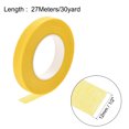 thumbnail image 2 of Uxcell 1/2 inch Width 30 Yard Floral Adhesive Tape Corrugated Paper for Flower Arrangements Yellow 1 Roll, 2 of 5