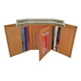 thumbnail image 3 of New Mens Trifold Leather Wallet Multi Pockets Classic Style Card ID 1107 CF, 3 of 57