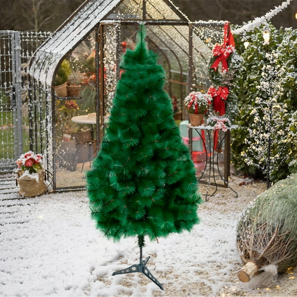 Árbol de Navidad La Merced Verde 1.20 m Ramas Montables Gruesas Pino Artificial