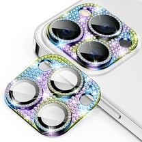 Bling Diamond Camera Lens Protector for iPhone 11 Pro & iPhone 11 Pro Max, Dteck Glitter Metal Lens Protective Cover, Multicolor