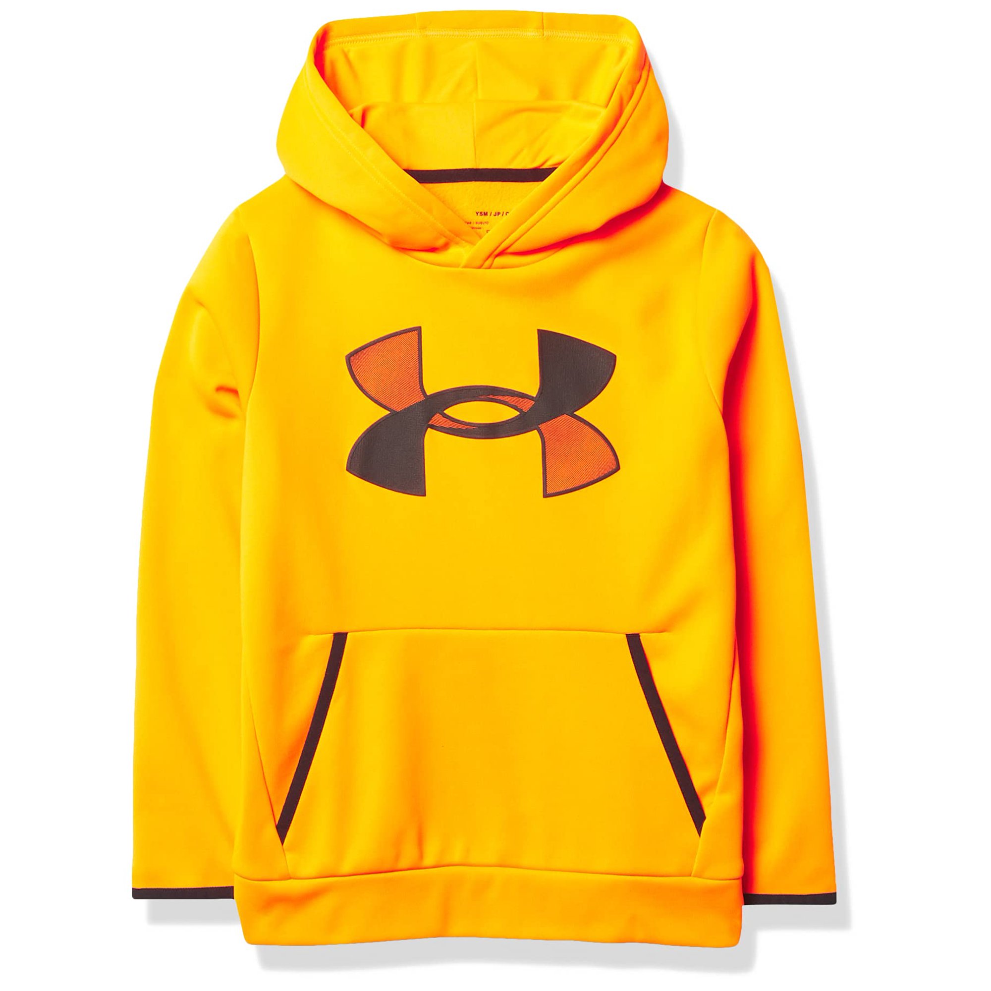 Under Armour Boys' Armour Fleece Hoodie , Blaze Orange (825)/Black , Youth  X-Large | Walmart Canada