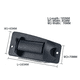 thumbnail image 3 of Manija compatible con Silverado Sierra 1999-2007 manija de puerta de cabina extendida exterior trasera izquierda lado del conductor LH reemplazo negro texturizado 1500 2500 3500 - GM1520115 15758172, 3 of 5