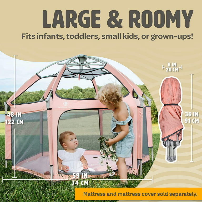 POP 'N GO Premium Indoor and Outdoor Baby Playpen - Portable