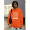 thumbnail image 2 of Optical Waves Techno Style Sweatshirt Men -Image by Shutterstock, Male 5X-Large, 2 of 4