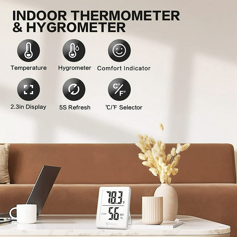 DOQAUS Digital Hygrometer Indoor Thermometer for Home