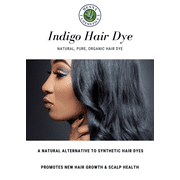 Henna Cosmetics Indigo Powder Hair Dye, Black, 100% Organic, 3.52 oz