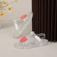 thumbnail image 2 of Hessimy Kids Cloud Slides Boys Girls Flip Flops Slip On Beach Sandals Youth Pool Shower Shoes EVA Summer Slippers(White,8), 2 of 8