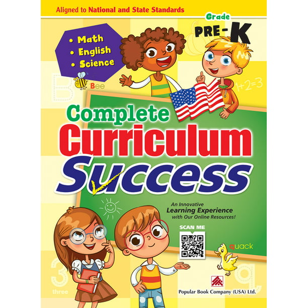 Complete Curriculum Success Preschool - Learning Workbook for Preschool Students - English, Math and Science Activities Children Book (Paperback) - Walmart.com