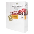 thumbnail image 3 of Art Advantage Artist Canvas Visual Edge 11x14, 6pc, Stretched Canvas for Painting, Blank Canvas for Acrylics & Oils, Canvases for Artists, Professional Pre-Stretched Canvas, 3 of 4