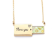thumbnail image 1 of Flores Patron fresco estilo perro Sobre de carta de amor, collar y joyas colgantes, 1 of 3