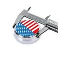 thumbnail image 4 of America Flag Pattern Pill Case Pill Box Round 3 Compartment Small Pill Organizer For Purse Or Pocket Small Roud Pill Box, 4 of 6