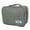 Gray, variant on BadPiggies Electronics Accessories Organizer Waterproof Cosmetic Case Travel Storage Bag for USB Cables, Camera, Power Bank