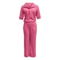 thumbnail image 5 of GILIGEGE Two Piece Sets for Women Track Suits for Women Set Stretchy Comfy Solid Travel Set Womens Clothing 2 Piece 2025 Hot Pink Xxl, 5 of 7