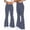 Navy, variant on CLOISE Women's Palazzo Pants for Summer Mid Waist Wide Leg Long Pants Elastic Waist Polka Dot Baggy Workout Outfits Green S