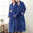 thumbnail image 6 of AOOCHASLIY Bath Robes for Women Clothes Plush Robes Winter Warm Nightgown Couple Bathrobe Men and Ladies Winter Nightgown, 6 of 6