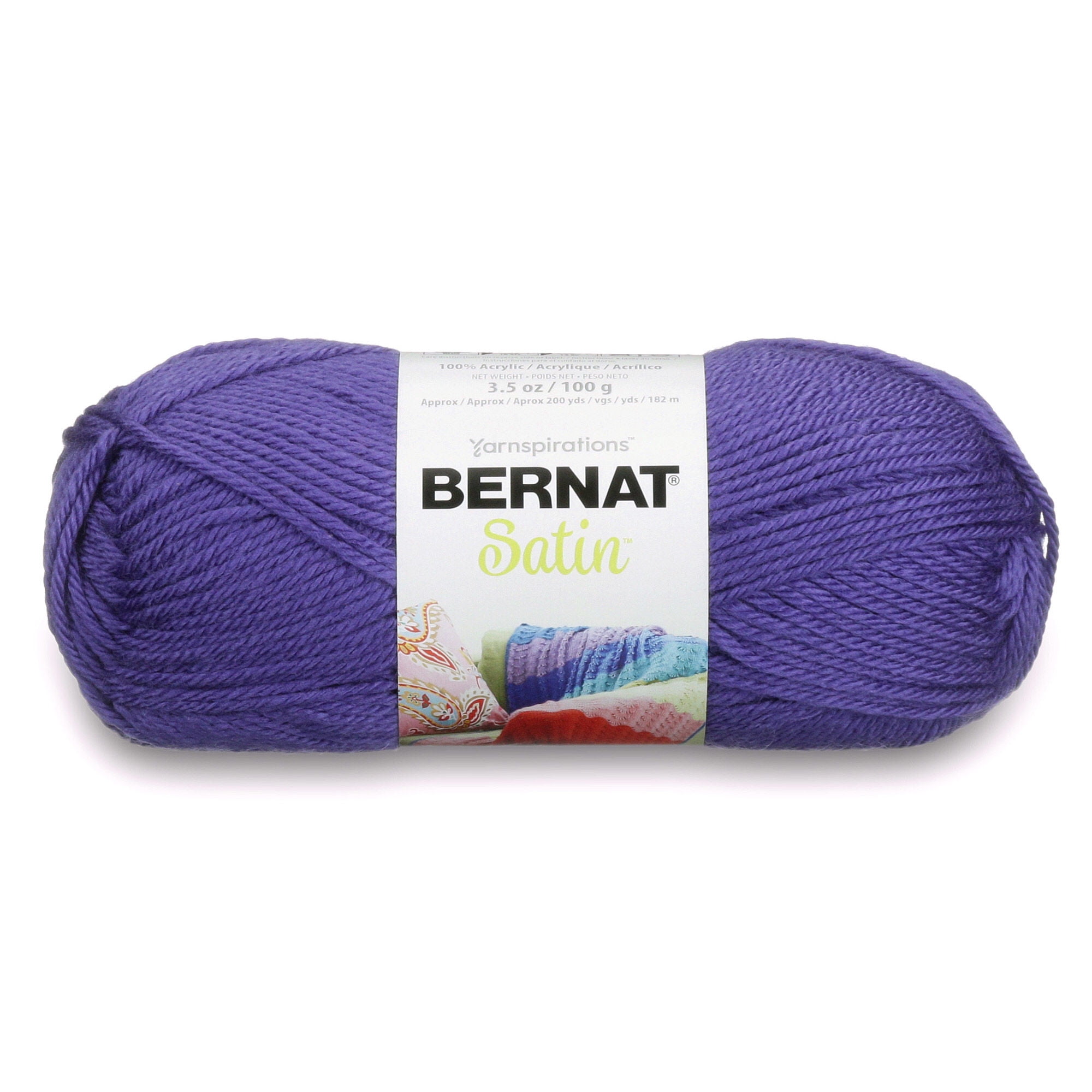 Craft Supplies & Tools Pom Pom Yarn 100gr 130 m purple blue color ...