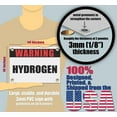 thumbnail image 2 of HYDROGEN | Warning Notice Caution Danger 3mm PVC Sign, 2 of 4