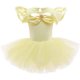 thumbnail image 3 of HIHCBF Princesa Niñas Leotardos Ballet Danza Falda Tutús Manga Corta Ropa de Baile Halloween Fiesta de Navidad Vestido de Lujo, 3 of 5