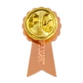 thumbnail image 2 of PinMart Bronze Plated 3rd Place Award Ribbon Lapel Pin - 25 Pack of Lapel Pins, 2 of 3