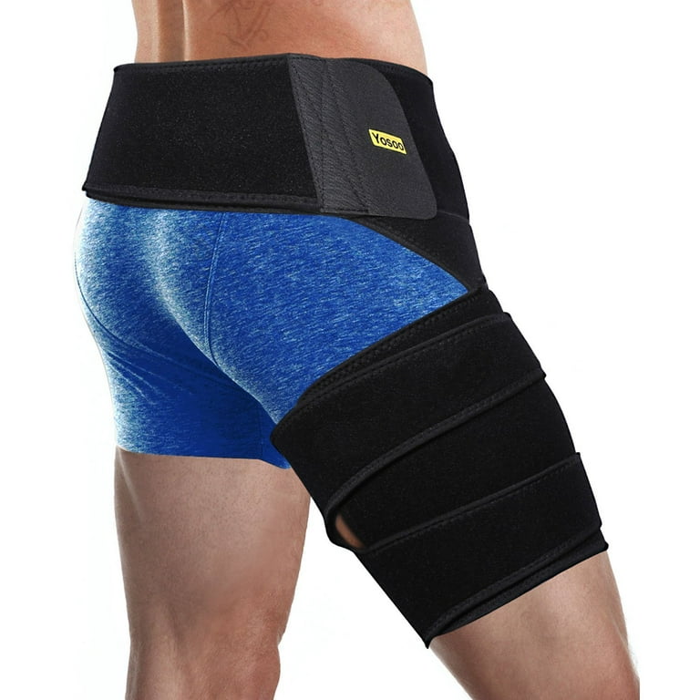 Hip Brace Thigh Compression Sleeve Hamstring Support Wrap