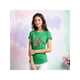 thumbnail image 2 of Playera La Mamá Más Bonita con Estilo Acuarela – Diseño Dulce y Femenino Color Verde Talla Extra Grande Marca Emil SaEs, 2 of 4