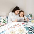 thumbnail image 5 of jejeloiu Scandinavian Floral 7 Pieces Full Size Bedding Sets For Girls,Bright Print Full Size Bed in a Bag,White Multi Color,Reversible, 5 of 7
