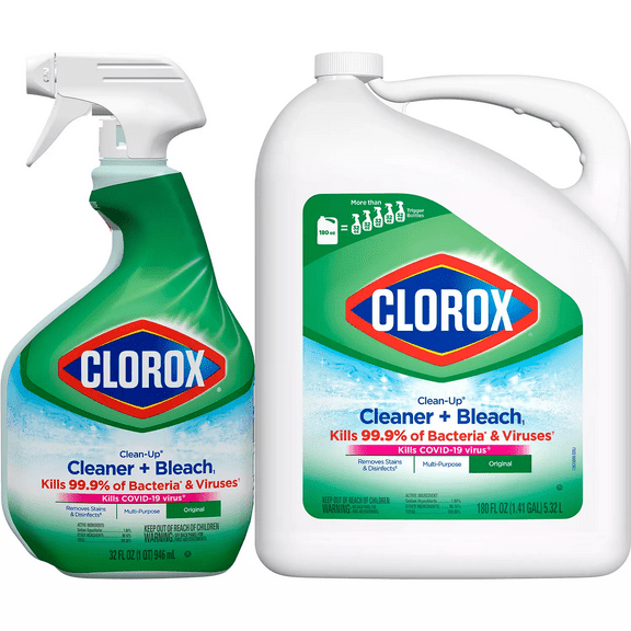 Clorox Clean-Up All-Purpose Cleaner w/ Bleach 32 oz. Spray   180 oz. Refill