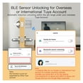thumbnail image 3 of Door Lock, Door Lock Bank-grade Encryption Sensor Unlocking Tuya Smart APP Remote Voice Control ,Easy to Install, 3 of 7