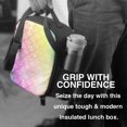 thumbnail image 6 of Xecao Fish Scale Print Lunch Bag - Durable, Double-Insulated Lunch Bag, Holds Lunch Box, Water Bottle, & Snacks,Leakproof Cooler Tote Bag, 6 of 7