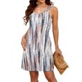 thumbnail image 2 of Vestido Bluetime Boho Beach sin mangas de verano con bolsillos, 2 of 6