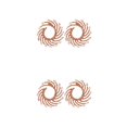thumbnail image 1 of Pendientes de cristal Minnieouse colgante Vintage joyería de moda para baile oro 1 par, 1 of 6