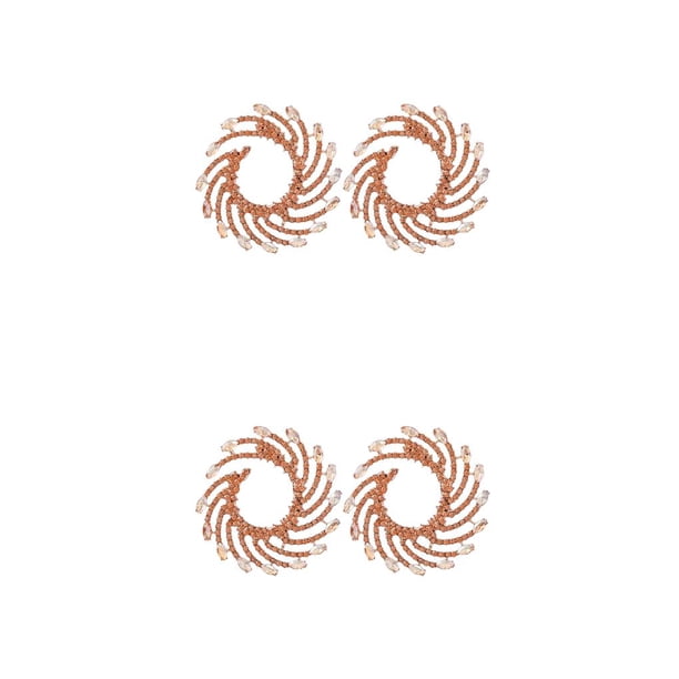 Pendientes de cristal Minnieouse colgante Vintage joyería de moda para baile oro 1 par