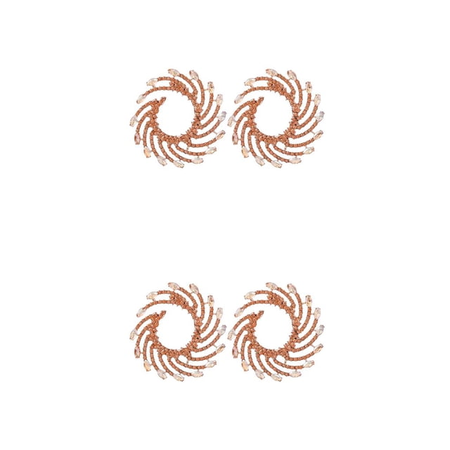 Pendientes de cristal Minnieouse colgante Vintage joyería de moda para baile oro 1 par