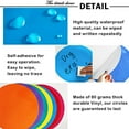 Colorful Dry Erase Dots Circles Whiteboard Marker Removable Vinyl Stickers Spots Wall Decals for