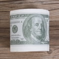 thumbnail image 3 of TheFound Wood Pulp Roll Paper Dollar Bill Printed Household Toilet Paper, 3 of 4