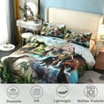 thumbnail image 2 of URBONUR Dinosaur Boys Bedding Set Twin Size 3D Digtal Dinosaur Print Comforter Set with Pillowcases, 3 Pieces Soft Reversible Bed Sets for Toddlers/Teens, 2 of 8