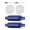 Blue, variant on Heavy Duty PVC Boat Bumpers Inflatable Marine Boat Fend set for Docking Protections Suitable for Yachts & Speedboats
