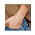 thumbnail image 3 of 14K Rose Pink Gold Polished Twisted Hinged Bangle Bracelet, 3 of 4
