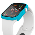thumbnail image 5 of Case Compatible with Apple Watch Series 6/SE/Series 5/Series 4 38mm with Built in Tempered Glass Screen Protector ,Overall Protective Hard PC Case Ultra-Thin Cover-Cyan, 5 of 6