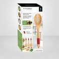 thumbnail image 2 of JS Gourmet - 5 Piece Beech Wood and Silicone Kitchen Utensil Set, Red, 2 of 2