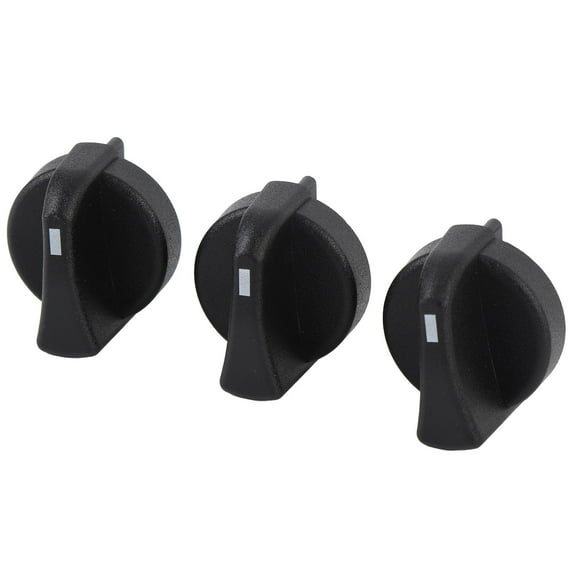 AC Heater Blower Fan Control Knob, 3 Packs Compatible with Peterbilt 330 335 357 367 375 378 379 384 386 387 HVAC Climate Control Module Switch, Replace 121-0001-000 702-5401