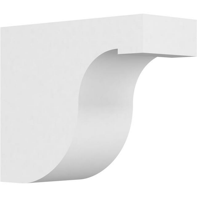 Ekena Millwork RFTP05X10X12DEL 10 x 5 x 12 in. Standard Del Monte Architectural Grade PVC Rafter Tail