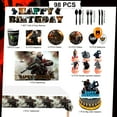thumbnail image 4 of Call of Duty Birthday Party Supplies, 98 Pcs Call of Duty Party Decorations & Tableware Set - Call of Duty Cake Toppers Balloons Backdrop Cups etc. Call of Duty Themed Party Decorations for Boys, 4 of 8